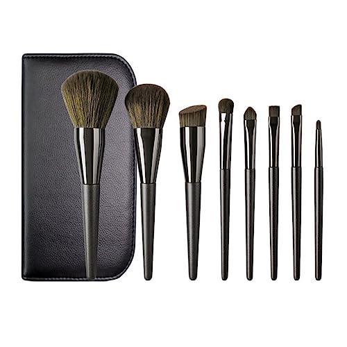 Knnuey Make-up-Pinsel-Set, 8 Farben, tragbar, Puder, Lidschatten, loses Puderpinsel-Set, Make-up-Pinsel, komplettes Set von Knnuey