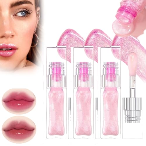 Conversion Lip Oil, Magic Color Lip Oil, Magic Color Changing Lip Oil V2, Cosmetics Color Changing Lip Oil, Lip Drip, Warm Change Moisturizing (3Pcs) von KnoRRS