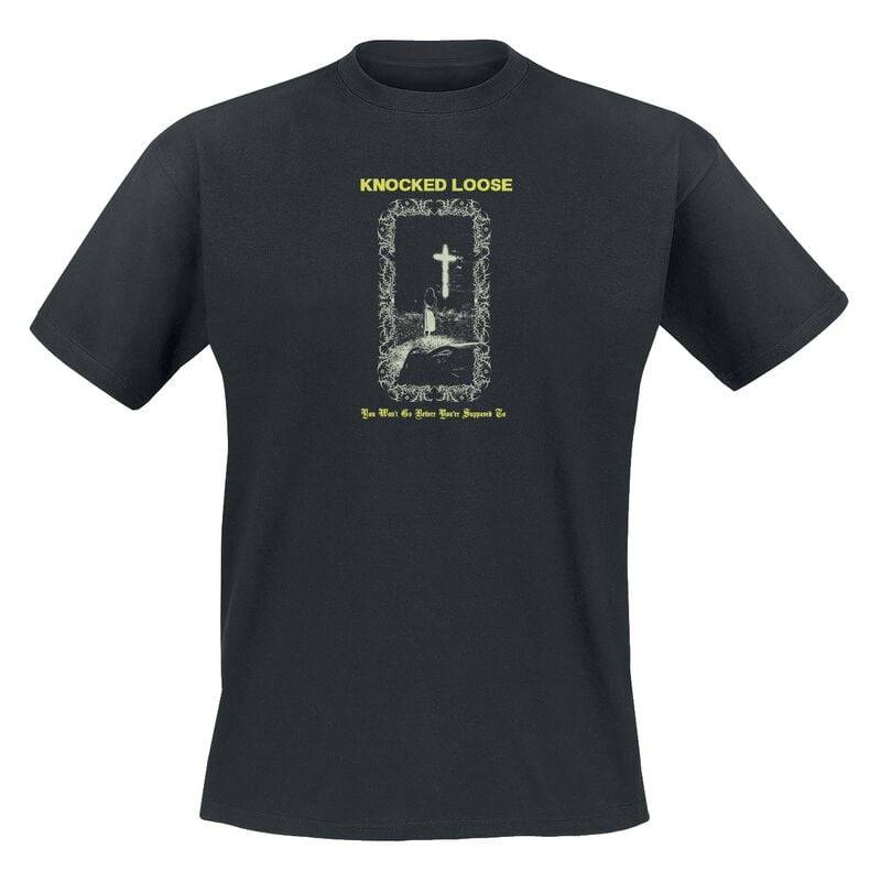 Knocked Loose T-Shirt - You won't go before you're supposed to - S bis XXL - für Männer - Größe M - schwarz  - Lizenziertes Merchandise! von Knocked Loose