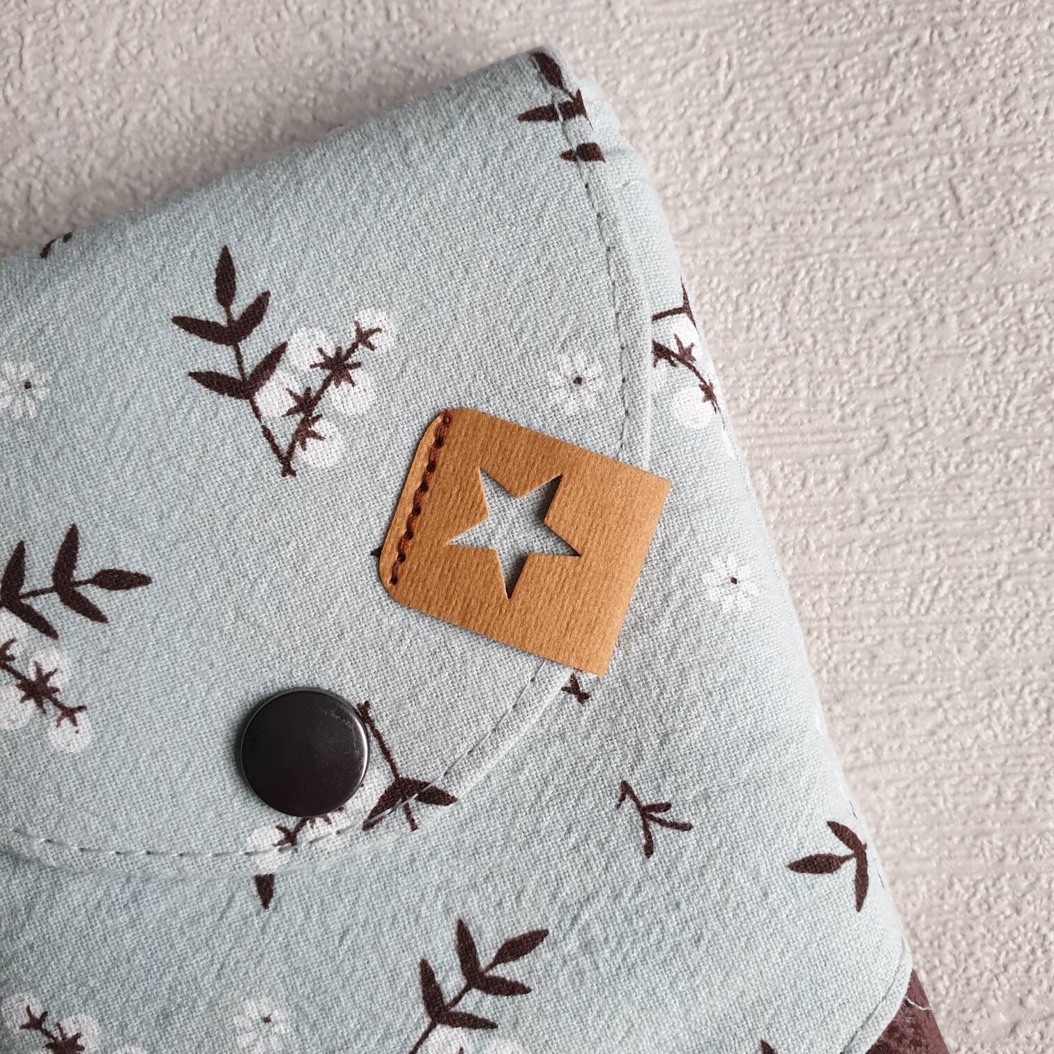 Label Snappap Lederoptik Zum Aufnähen von KnopfElla9