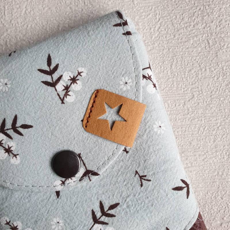 Label Snappap Lederoptik Zum Aufnähen von KnopfElla9