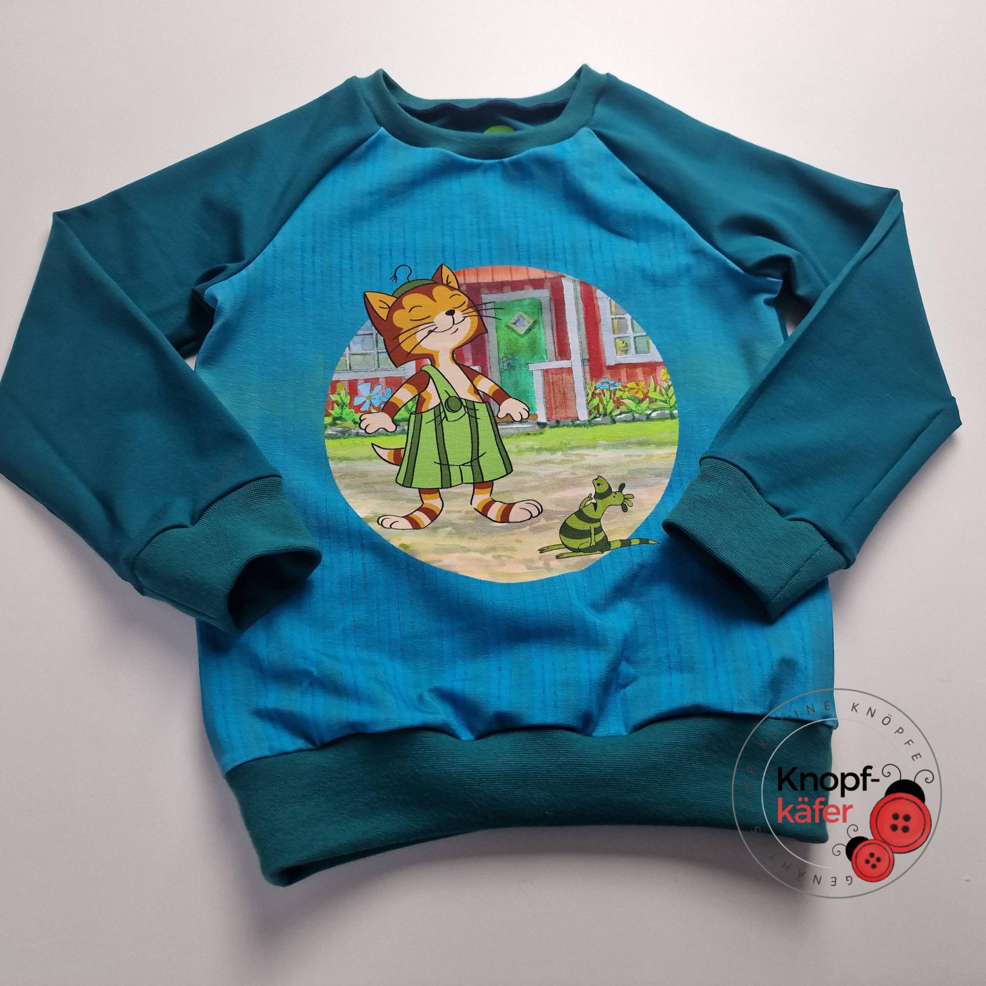 Raglan-Pullover Mit Dem Kleinen Findus Raglan-Pullover Mit Dem Kleinen Findus von Knopfkaefer