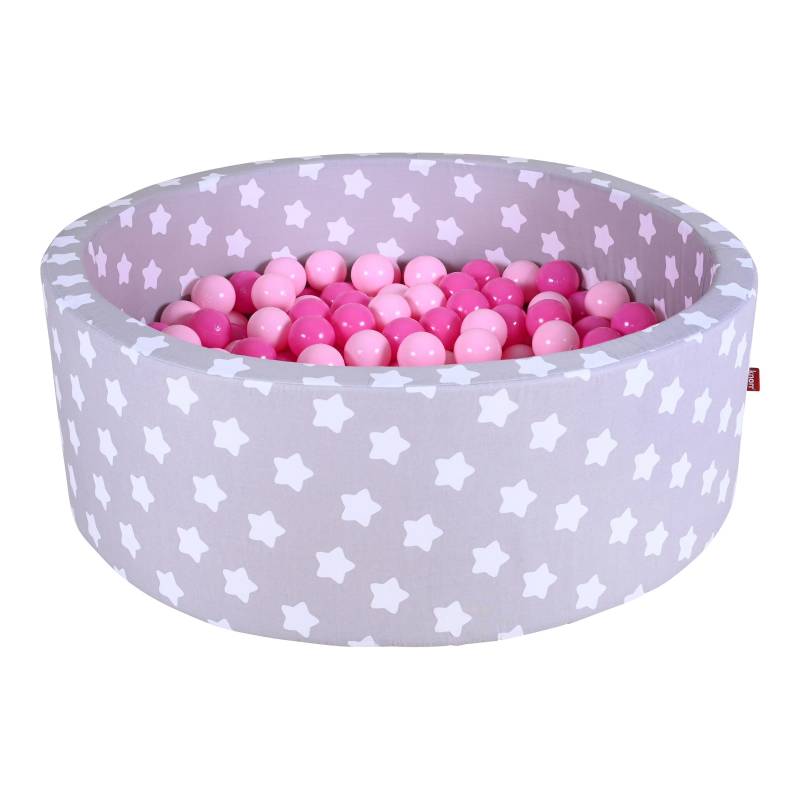 Knorrtoys Bällebad soft - Grey white stars mit 300 Bällen Knorrtoys Bällebad soft - Grey white stars mit 300 Bällen von Knorrtoys