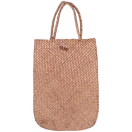 Knoruley Frauen Mode Spitze Handtaschen Tragetaschen Handtasche Wicker Rattan Tasche Schultertasche Shopping Stroh Tasche von Knoruley