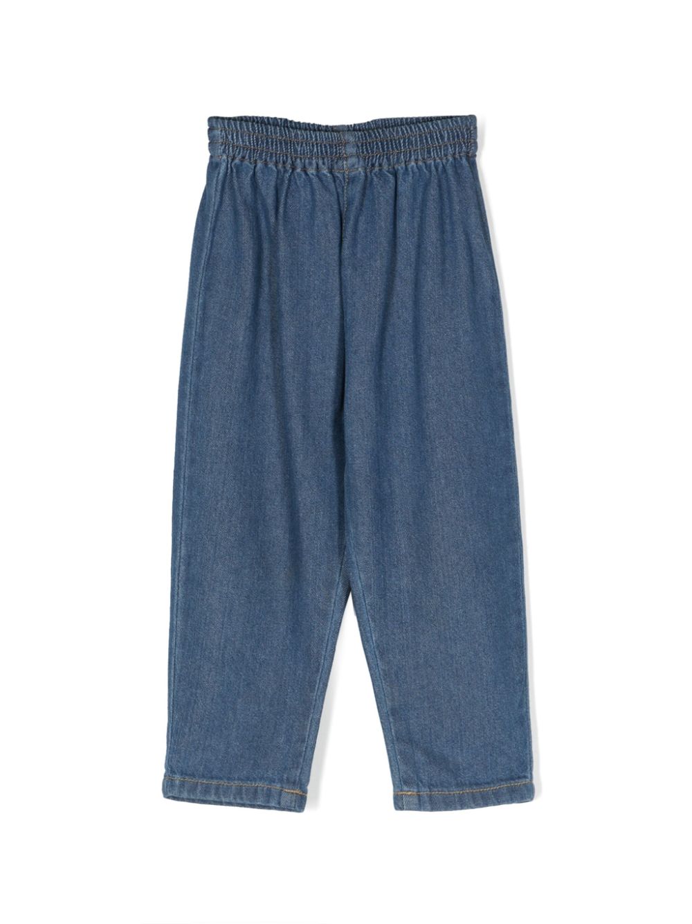 Knot Elm Jeans mit elastischem Bund - Blau von Knot