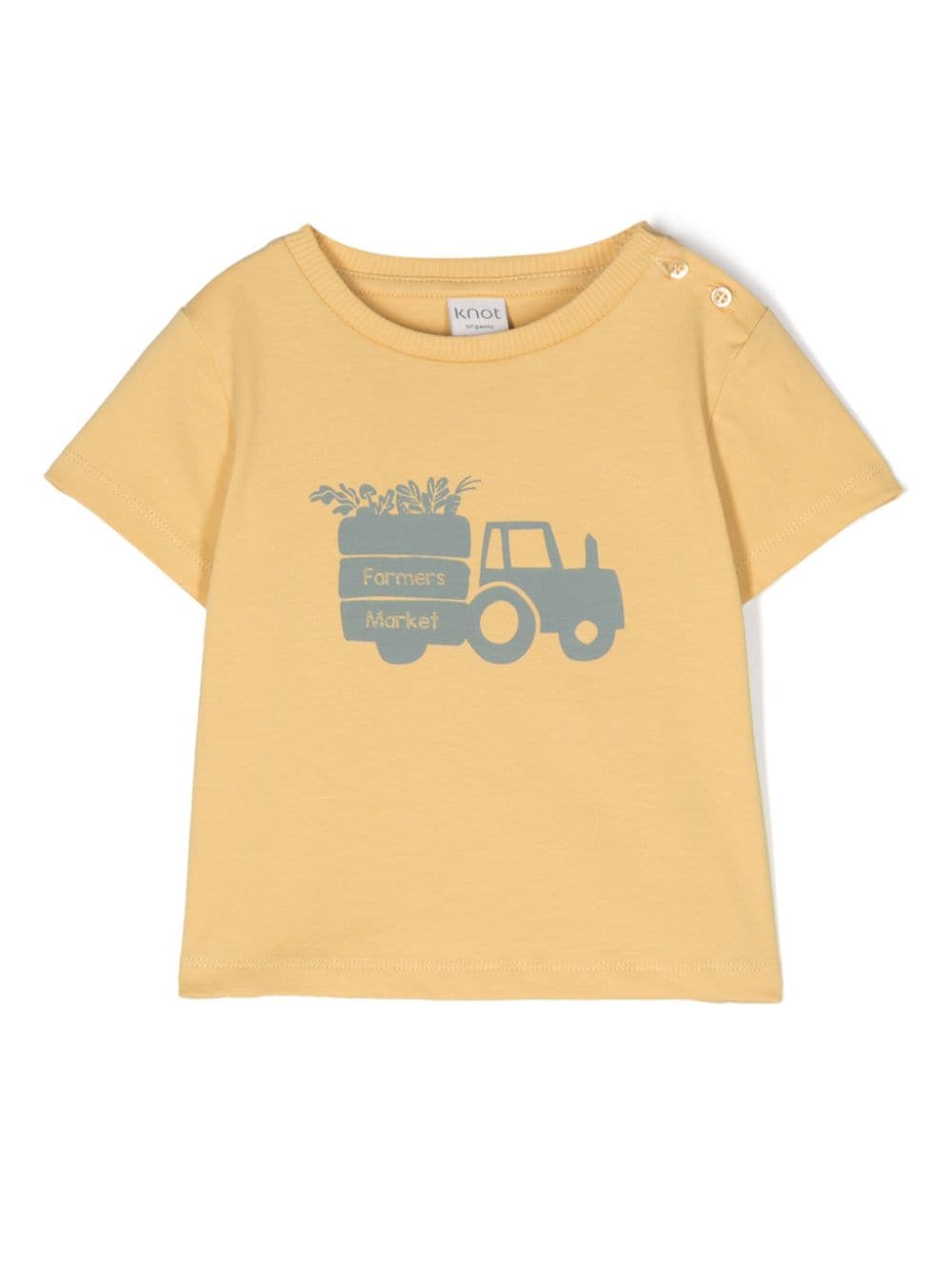 Knot Farmers Market T-Shirt - Gelb von Knot