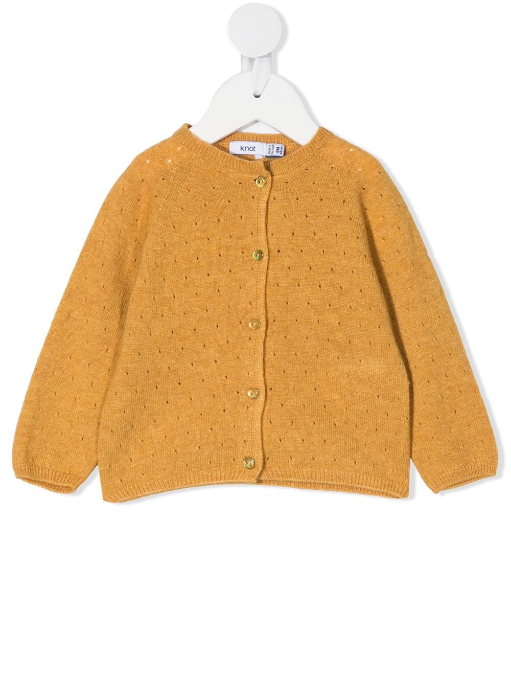 Knot Klassischer Cardigan - Gelb von Knot