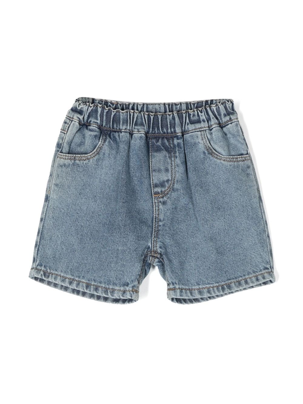 Knot Spike Jeans-Shorts - Blau von Knot