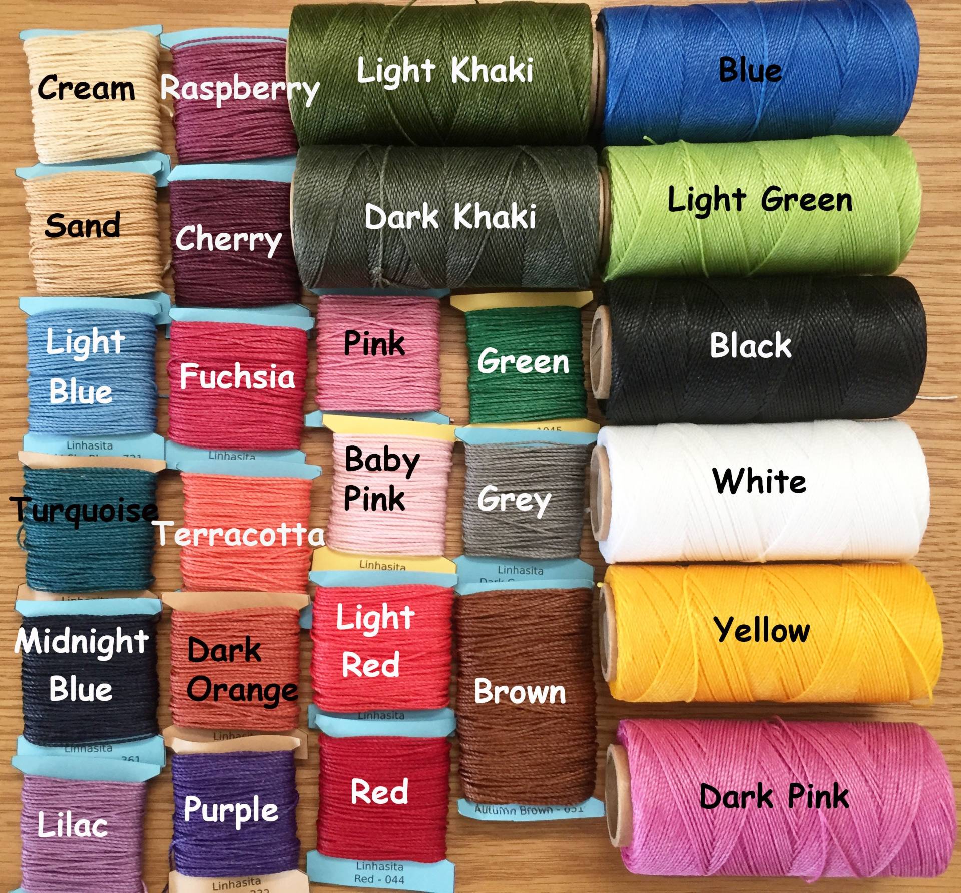 Gewachschtes Linhasita String Armband Erstellen Sie Ihre Eigenen Stapelbaren 26 Farben, Um Wasserfest Personalisierbar Zu Wählen von KnotToBeMissed
