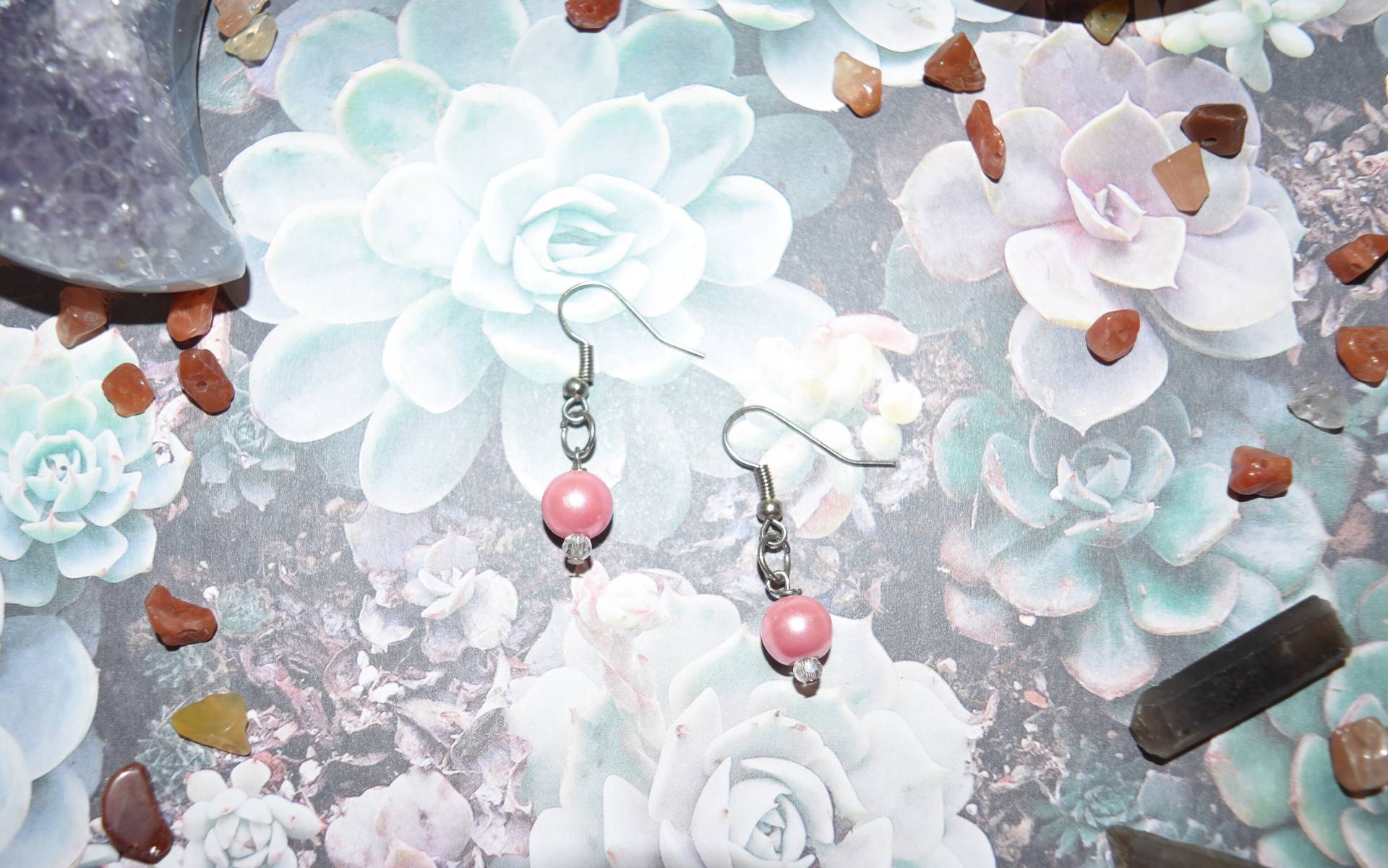 Große Rosa Perle Ohrringe, Schmuck, Ohrschmuck, Perlen, Piercings, Handgemachte Spring Shopping Große Rosa Perle Ohrringe, Schmuck, Ohrschmuck, Perlen, Piercings, Handgemachte Spring Shopping von KnotTreasuresJewelry