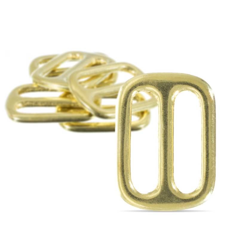 Messing Tri-Glide Adjuster - 1 Und 1, 5 Zoll Flache Gürtel Schleife Slider Slip Lock Diy, Leder Handwerk, Geldbörsen Vieles Mehr Mehrere Pack Größen von KnotYourMomsMacrame