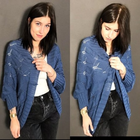 Seelenwärmer Cardigan Strickjacke Oversize 36 - 40 von Knotenkoenig2022