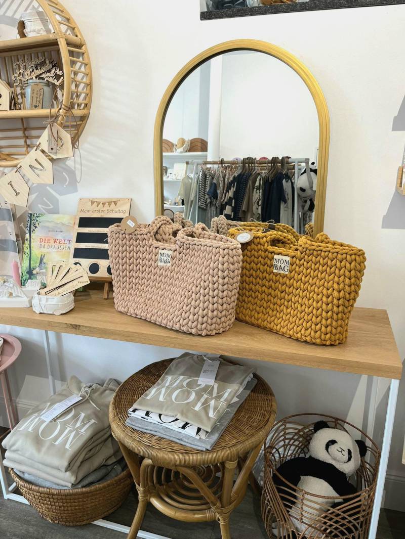 Mom Bag, Shopper, Handtasche, Häkeltasche, Tasche, Shopping Bag Mom Bag, Shopper, Handtasche, Häkeltasche, Tasche, Shopping Bag von KnotenpunktHandmade