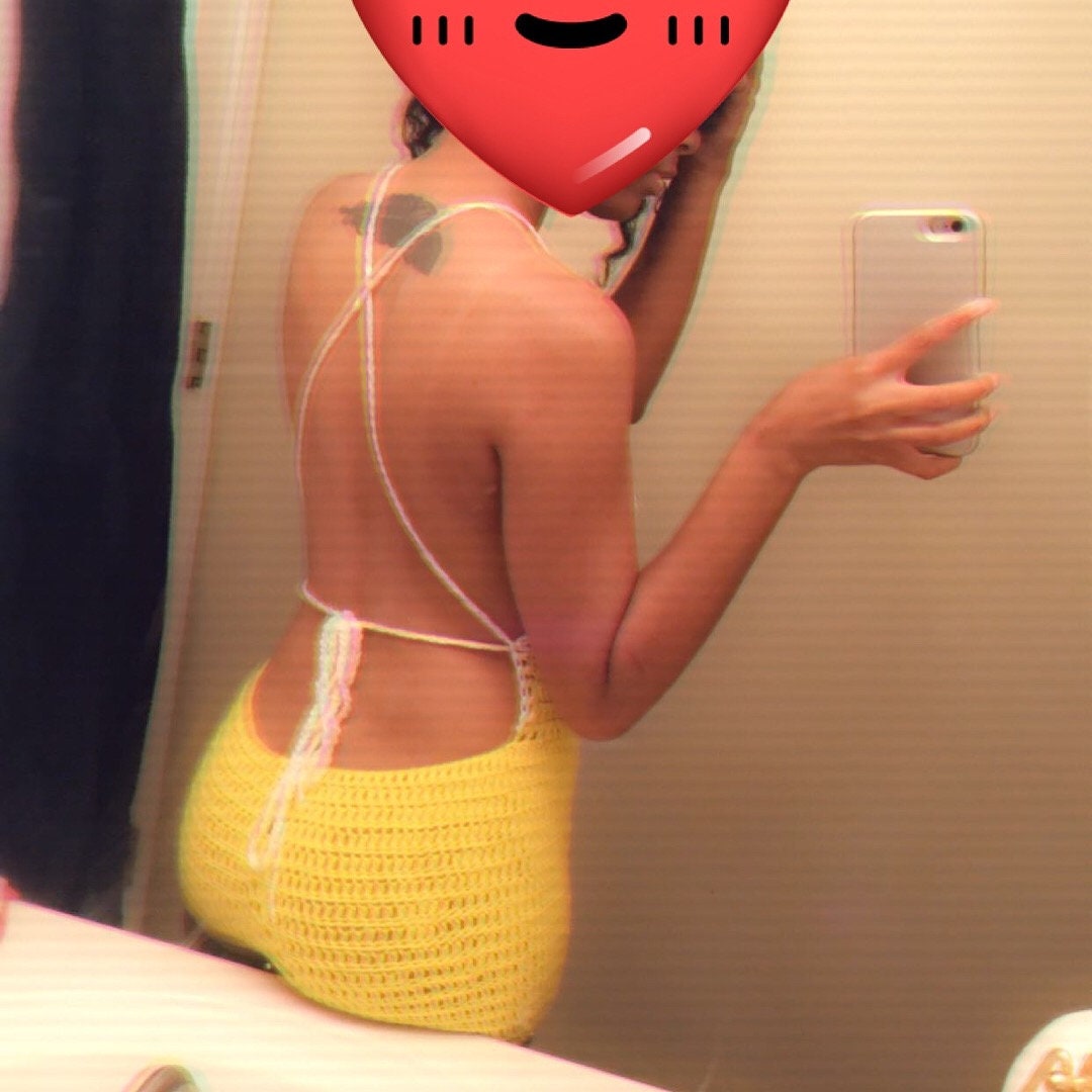 strampler Mich Bitte von KnotyGalKrochet