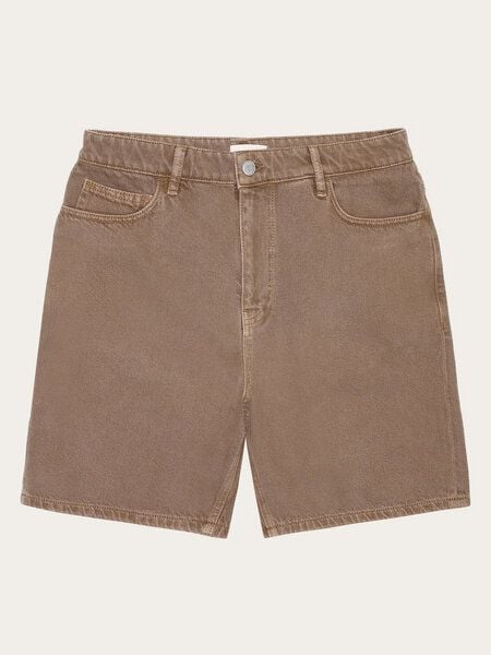 Knowledge Cotton Apparel Flint 5-pocket Raw Twill Shorts - Tiramisu von Knowledge Cotton Apparel