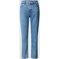 Knowledge Cotton Apparel Mom Fit Jeans mit Eingrifftaschen in Hellblau, Größe 31/30 von Knowledge Cotton Apparel