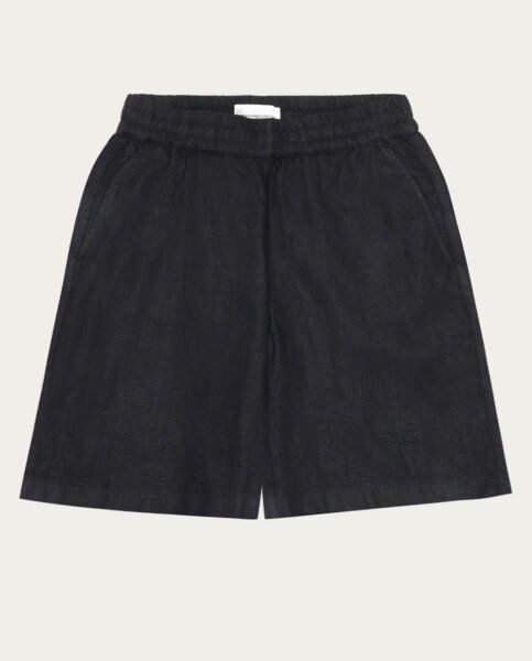 Knowledge Cotton Apparel Posey Wide Mid-Rise Linen Shorts von Knowledge Cotton Apparel