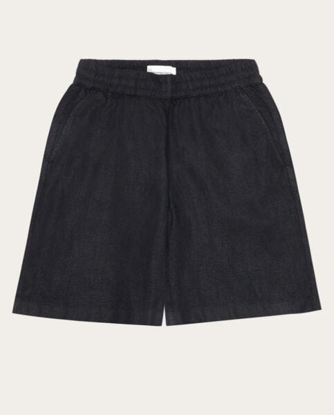 KnowledgeCotton Apparel Posey Wide Mid-Rise Linen Shorts von KnowledgeCotton Apparel