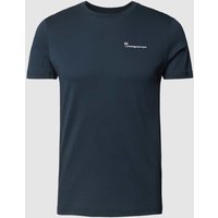 Knowledge Cotton Apparel Regular Fit T-Shirt mit Rundhalsausschnitt in Dunkelblau, Größe S von Knowledge Cotton Apparel