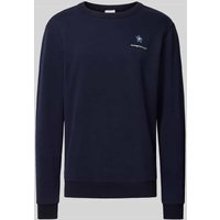 Knowledge Cotton Apparel Sweatshirt mit Motiv-Stitching in Marine, Größe L von Knowledge Cotton Apparel