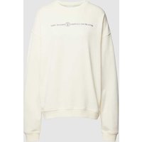 Knowledge Cotton Apparel Sweatshirt mit überschnittenen Schultern in Offwhite, Größe XXSXS von Knowledge Cotton Apparel