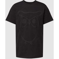 Knowledge Cotton Apparel T-Shirt mit Motiv-Print in Black, Größe L von Knowledge Cotton Apparel