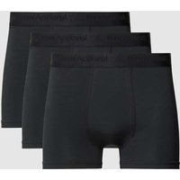 Knowledge Cotton Apparel Trunks mit elastischem Label-Bund im 3er-Pack in Black, Größe S von Knowledge Cotton Apparel