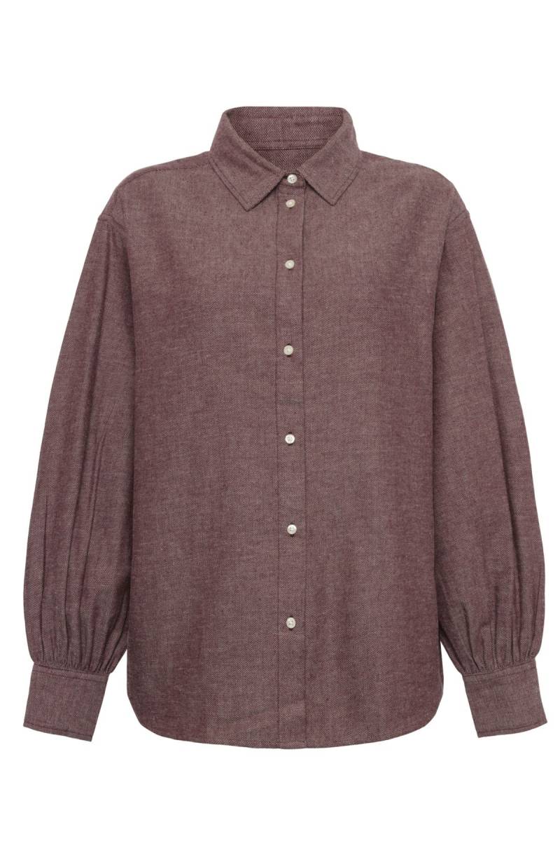 Bluse Flannel Rot Bluse Flannel Rot von KnowledgeCotton Apparel