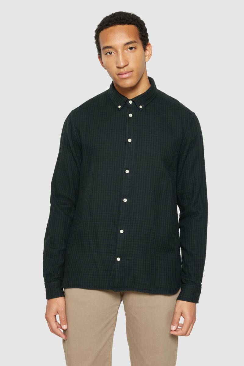 Hemd Checked Shirt Grün von KnowledgeCotton Apparel
