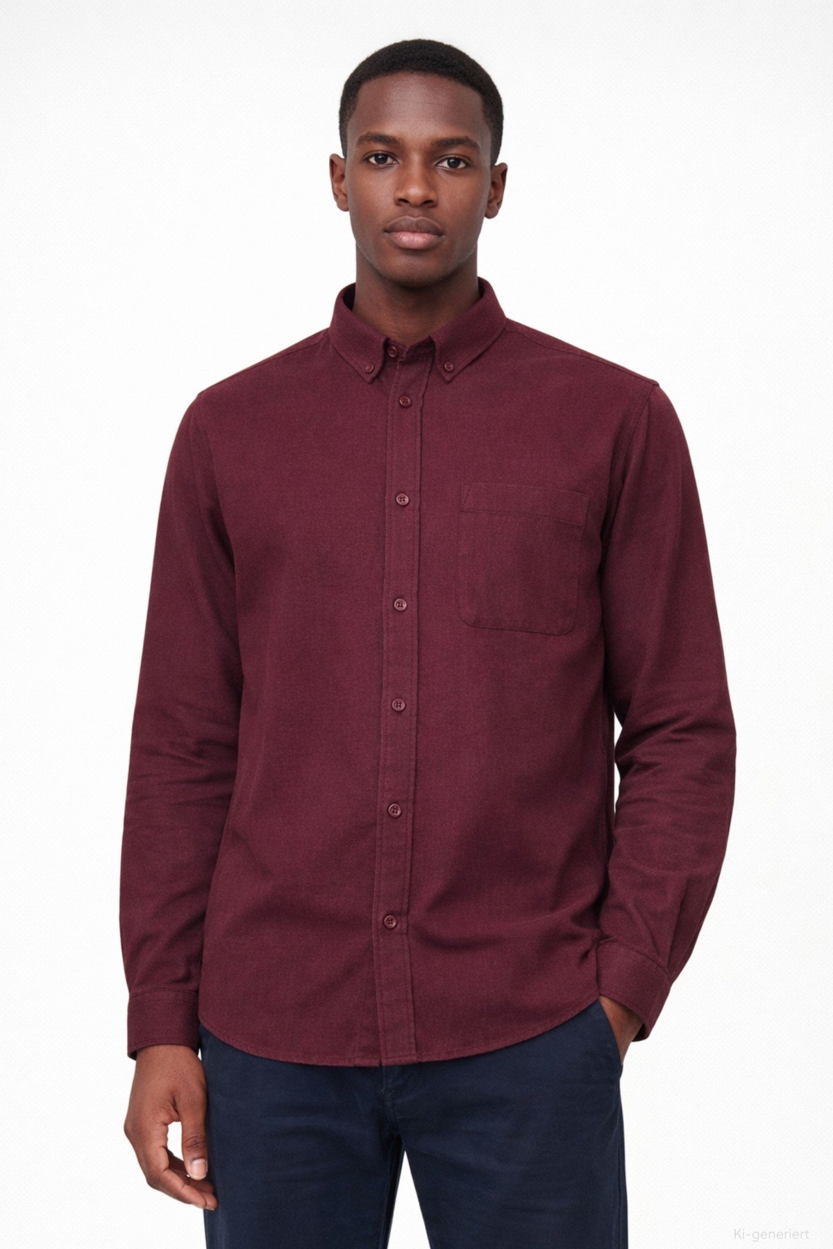 Hemd Flannel Melange von KnowledgeCotton Apparel