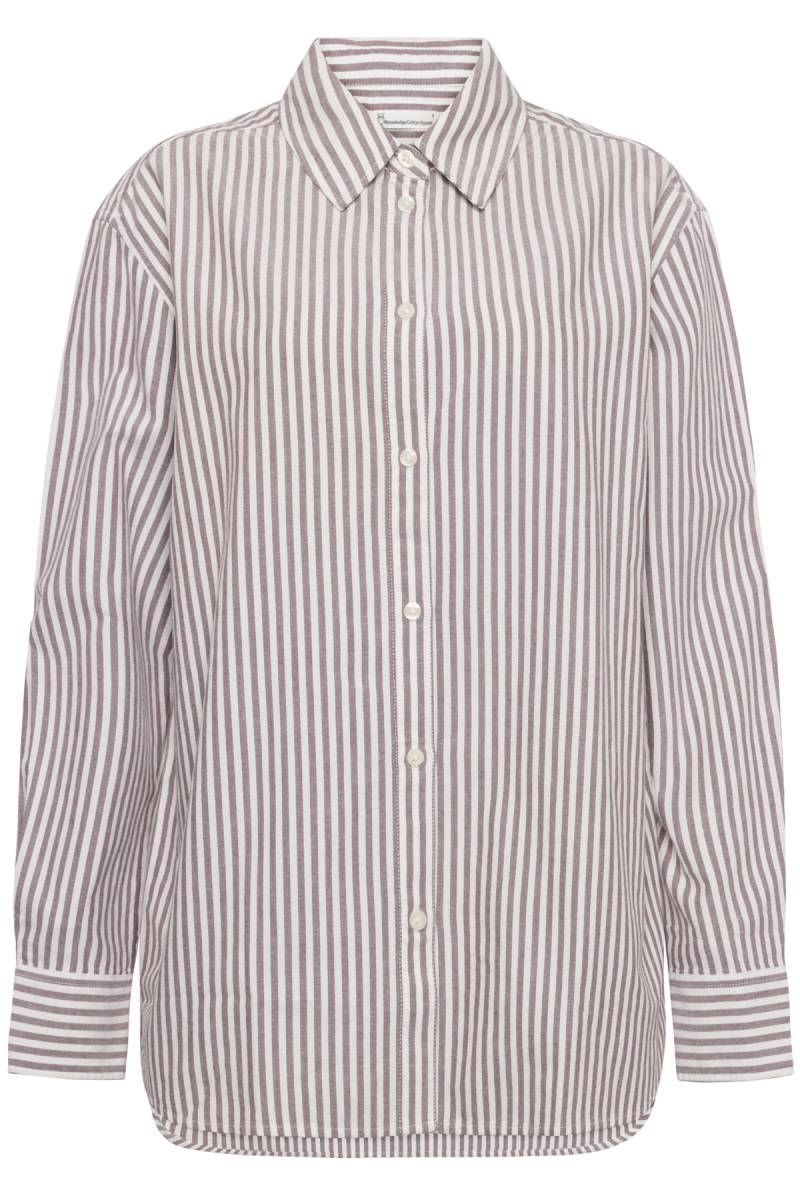 Hemd Oxford Rot von KnowledgeCotton Apparel