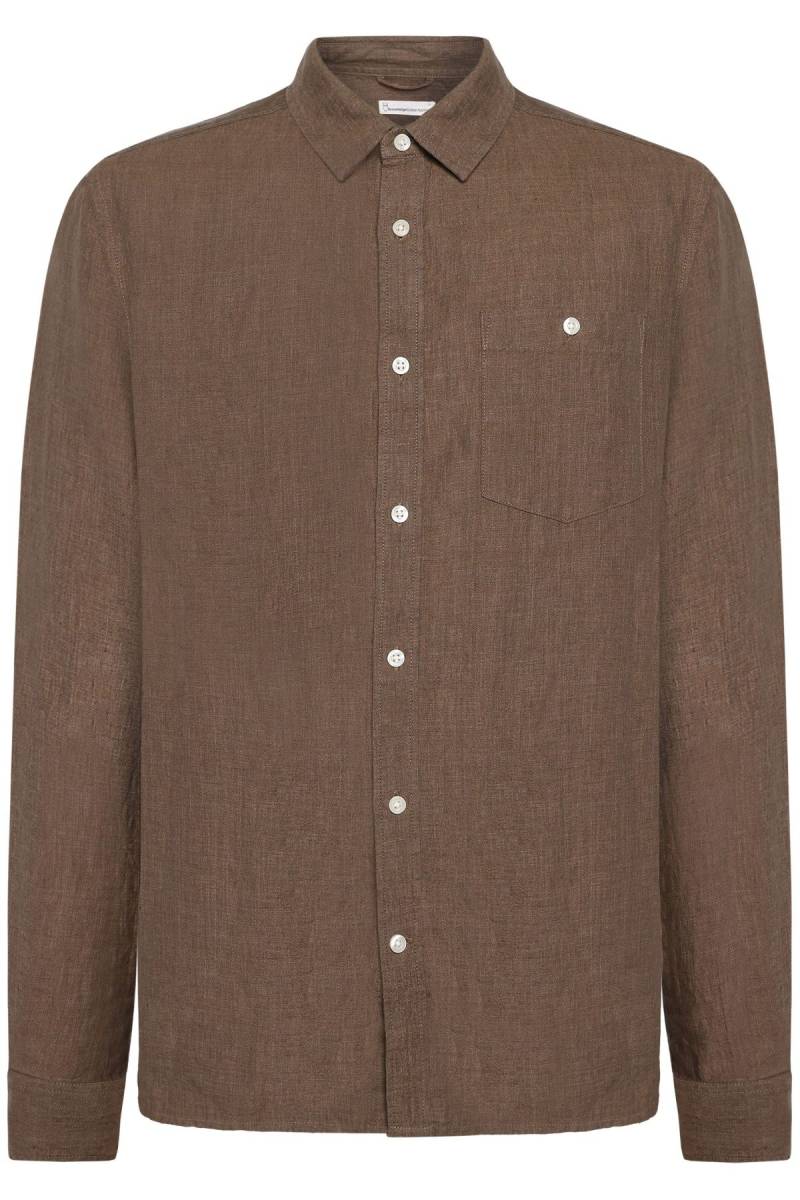 Hemd Regular Linen von KnowledgeCotton Apparel