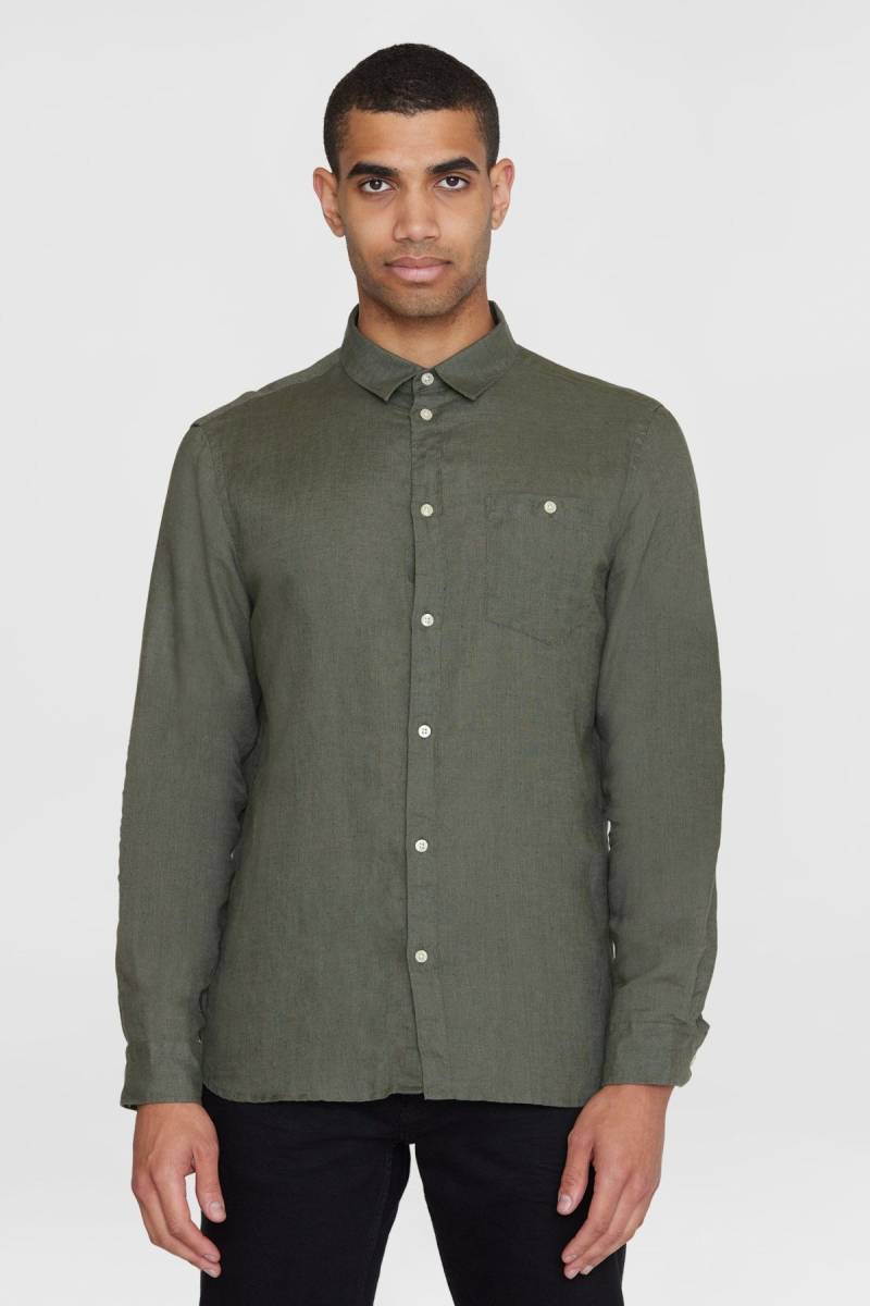 Hemd Regular Linen von KnowledgeCotton Apparel