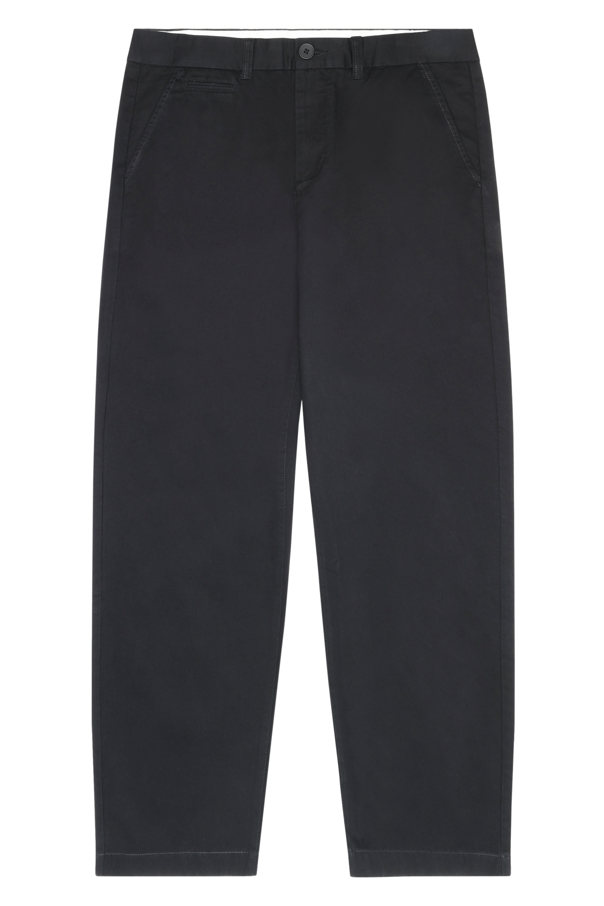 Hose Flint Chino Schwarz von KnowledgeCotton Apparel