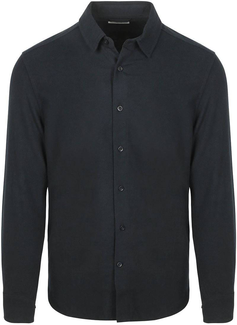 Knowledge Cotton Apparel Shirt Flannel Total Eclipse - Größe L von KnowledgeCotton Apparel