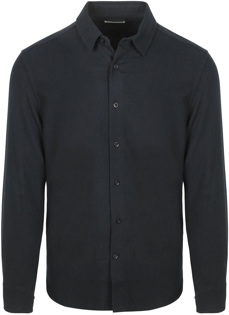 Knowledge Cotton Apparel Shirt Flannel Total Eclipse - Größe XL von KnowledgeCotton Apparel