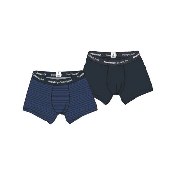 KnowledgeCotton Apparel 2-Pack Boxershorts aus Bio-Baumwolle von KnowledgeCotton Apparel
