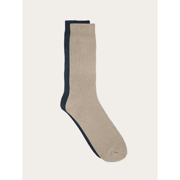 KnowledgeCotton Apparel 2-Pack Socken CLASSIC mit Bio-Baumwolle von KnowledgeCotton Apparel