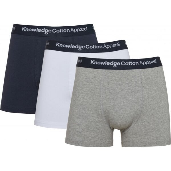 KnowledgeCotton Apparel 3er Pack Boxershorts - solid colored underwear von KnowledgeCotton Apparel