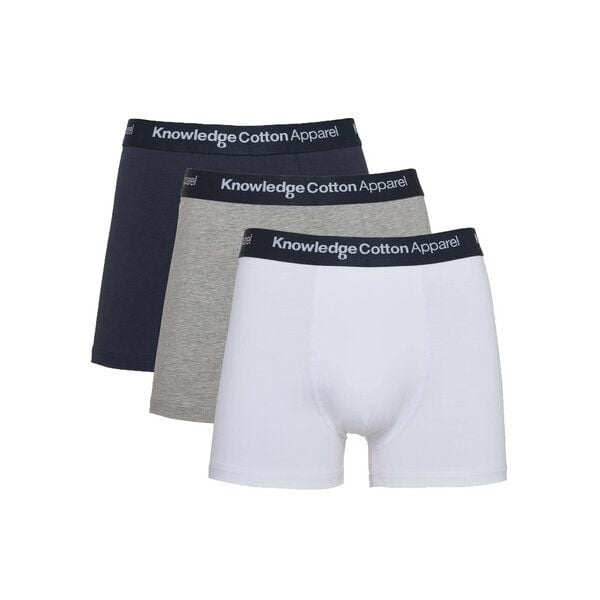 KnowledgeCotton Apparel 3er Pack Boxershorts - solid colored underwear von KnowledgeCotton Apparel