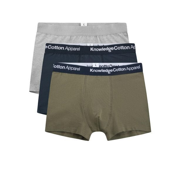 KnowledgeCotton Apparel 3er Pack Boxershorts - solid colored underwear von KnowledgeCotton Apparel