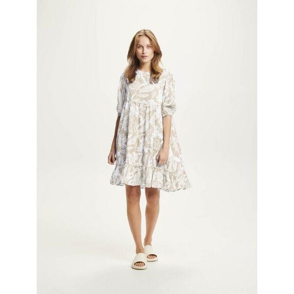 KnowledgeCotton Apparel A-Linien Kleid- Seabreeze Print- aus Tencel von KnowledgeCotton Apparel