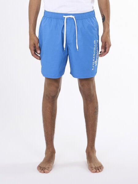 KnowledgeCotton Apparel Badehose - Swim shorts with elastic waist and Knowledge print von KnowledgeCotton Apparel