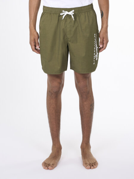 KnowledgeCotton Apparel Badehose - Swim shorts with elastic waist and Knowledge print von KnowledgeCotton Apparel