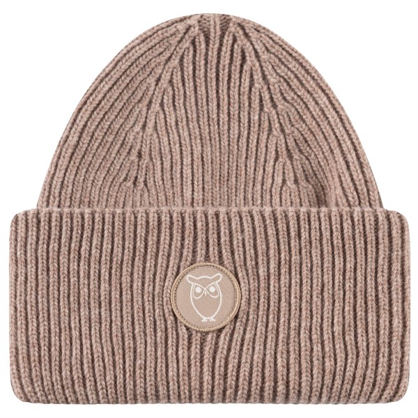 KnowledgeCotton Apparel - Big Rib Beanie - Mütze Gr One Size braun von KnowledgeCotton Apparel