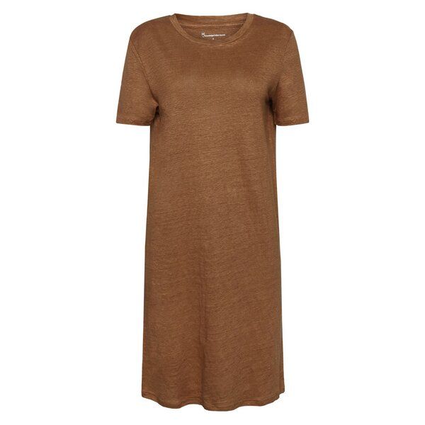KnowledgeCotton Apparel Bio-Leinen T-Shirt Kleid GOTS/Vegan von KnowledgeCotton Apparel