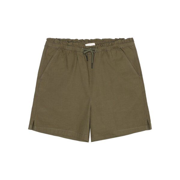 KnowledgeCotton Apparel Boardwalk Slub-Shorts mit elastischem Bund - GOTS/Vegan von KnowledgeCotton Apparel