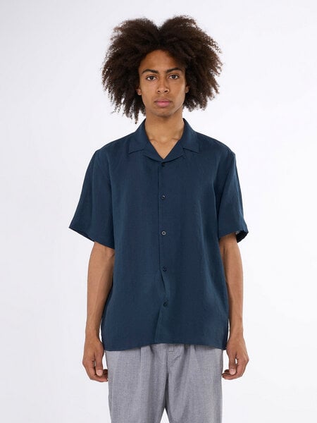 KnowledgeCotton Apparel Box fit short sleeved linen shirt von KnowledgeCotton Apparel