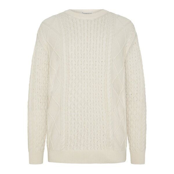 KnowledgeCotton Apparel Cable Knit Strickpullover aus Bio-Baumwolle ROC/GOTS/Vegan von KnowledgeCotton Apparel