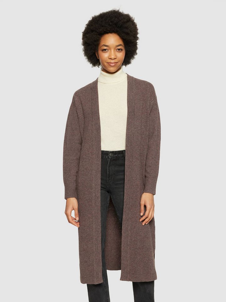 KnowledgeCotton Apparel Cardigan Lambswool Long Cardigan von KnowledgeCotton Apparel
